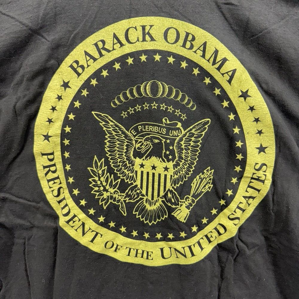 President Barack Obama 2009 Washington D.C. T-Shirt Mens 2XL Black Short Sleeve - Picture 8 of 8